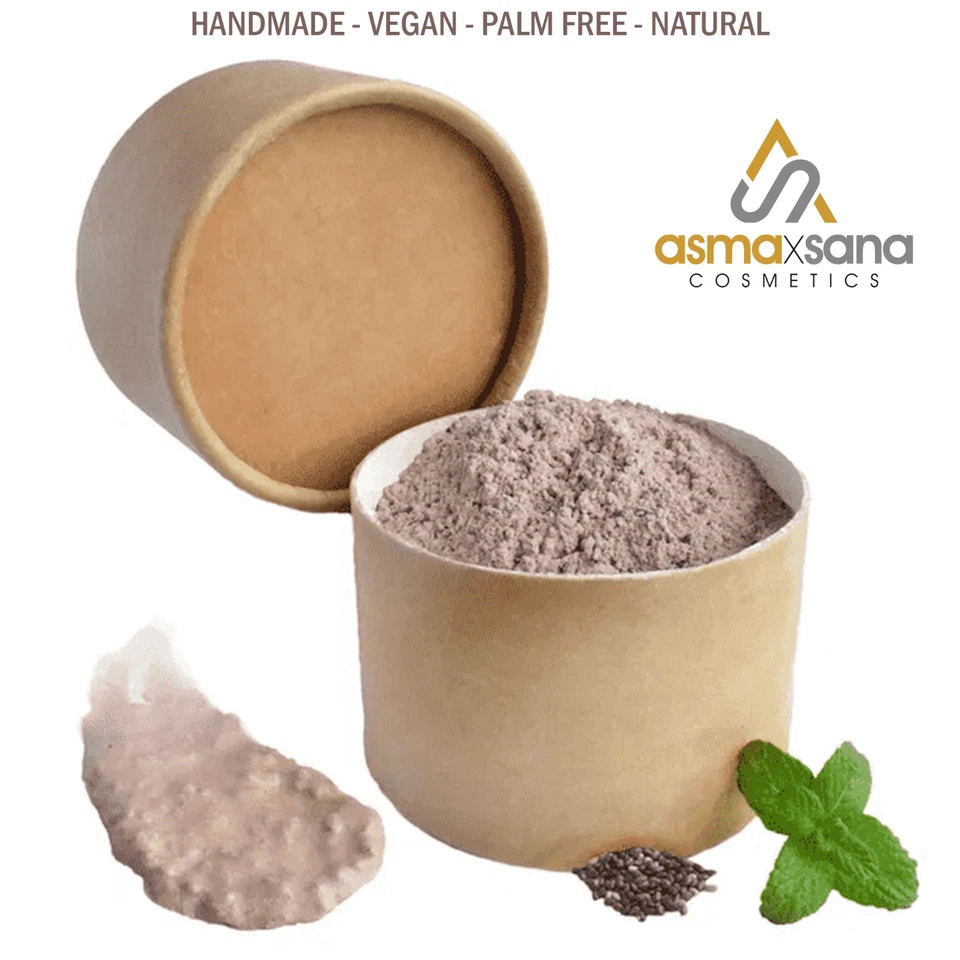 Asma x Sana French Red Clay Luxury Face Mask Natural Handmade Vegan Palm Free - Image 1 of 1
