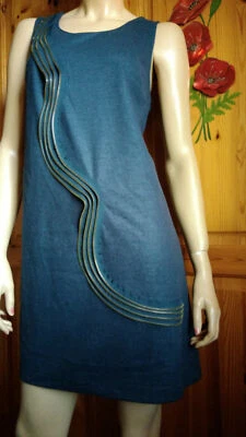 Wunderschönes Vintage Kleid Gr.S See u Soon Tolle Details+Farbe - Bild 1 von 4