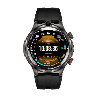 4G Smart Watch Men WiFi Android Bluetooth Call Wristwatch Dual Camera 2GB+16GB - Image 1 of 4