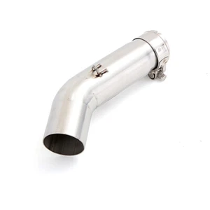 For Suzuki GSXR 600 750 2011-2024 Mid Exhaust Link Pipe Slip On 51mm Muffler Tip - Picture 1 of 5