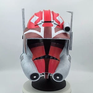 Casco Clone Wars Capitán Vaughn Resina Cosplay utilería 1:1 réplica Halloween - Imagen 1 de 18