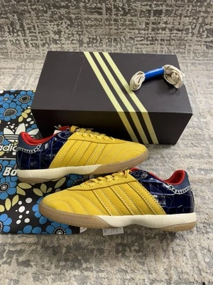 Size 6 - Wales Bonner x adidas Originals Millennium Samba Fade Gold IH8407 - Image 1 of 4