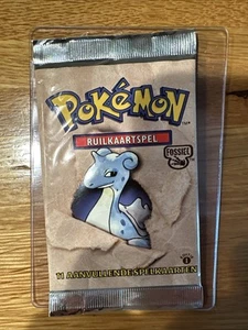 Pokemon 1st Edition Jungle Booster Pack DUTCH New Factory Seal LAPRAS - Picture 1 of 6