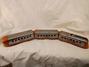 Vintage Lionel Lines Prewar Orange And Chrome Wind Up Streamliner Train Set - Picture 1 of 10