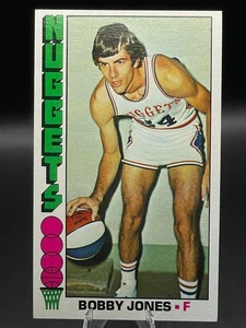 Tarjeta 1976-77 Topps #144 - Bobby Jones - Denver Nuggets Salón de la fama Excelente en general - Imagen 1 de 6