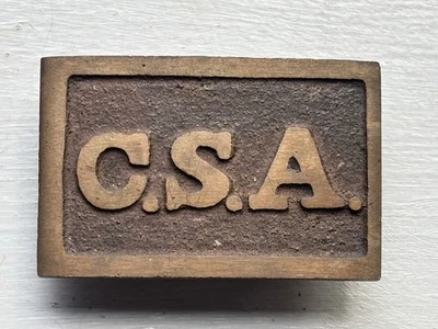 REPRODUCCIÓN HEBILLA CSA CONFEDERADA TEMPRANA Foto 1 de 3