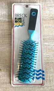Vintage BRECK EZ Grip Styler Haarbürste 9" türkis USA Made neu in OVP - Bild 1 von 8