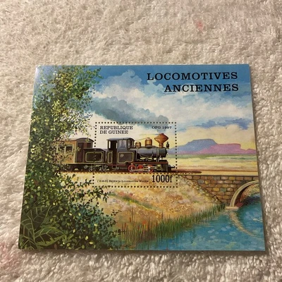 GUINEA BISSAU-(-1997-)-LOCOMOTIVES ANCIENNES-SOUVENIR SHEET-MNH-SS#01 - Image 1 of 2