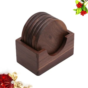 6 Stück/Set Holzuntersetzer Isoliert Couchtisch Tischsets - Bild 1 von 11