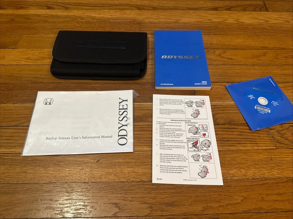 Honda Odyssey 2016 manual del propietario con estuche OEM envío gratuito Foto 1 de 1