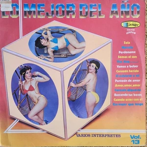 LO MEJORE DEL AÑO VOL 13 🪘 CUMBIA COLOMBIA EXITOS 1987 VG+🪘 LP - Picture 1 of 5