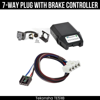 Tekonsha 7Way + Brake Control For 03-09 Dodge Ram 1500 2500 3500 08-09 4500 5500 - Image 1 of 4
