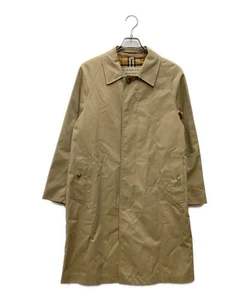 BURBERRY/ CAMDEN CAR COAT/Stainless Steel Collar Coat Beige Size: SIZE 48 - Picture 1 of 7