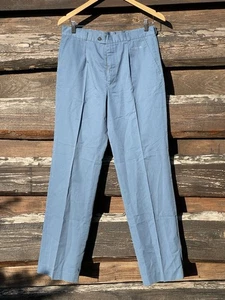 1970’s Adidas Mens Classic Trousers Made In West Germany Vintage Size 33 Blue - Picture 1 of 18