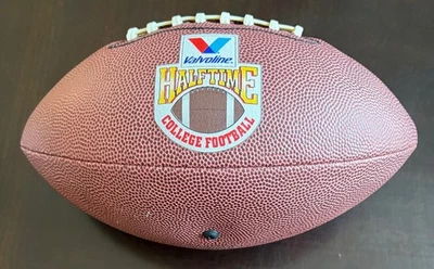 ABC Sports Rawlings Valvoline Fútbol Universitario Espectáculo de Medio Tiempo Cuero 7 lb Pelota Foto 1 de 2