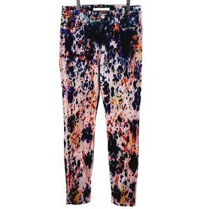 Nordstrom Dylan George Runway Mid Rise Skinny Jeans Rose Tie-Dye Womens W29 - Picture 1 of 18