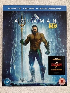 Aquaman 3D - Blu-ray - Region Free - Slipcase - VGC - James Wan - Jason Momoa - Picture 1 of 6
