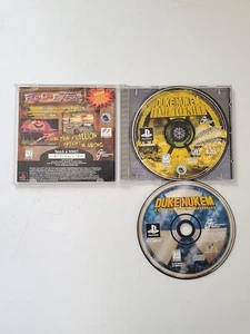 Playstation 1 Video Game Lot (2) Duke Nukem Total Meltdown & Time To Kill - Picture 1 of 9