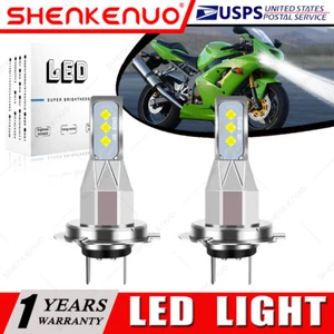 Bombillas LED para Kawasaki Ninja ZX6RR ZX600 2003-2006 - 2X H7 55W blanco - Imagen 1 de 12