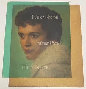 RARE PORTRAIT Glamour Original 1960s VTG 8x10 PHOTO Color enhanced TRANSPARENCY - Picture 1 of 16
