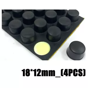 Selbstklebende Füße Pad Gummi 3M Backed Runde Anti-Vibration Pipe Plug 4 PCS - Afbeelding 1 van 6