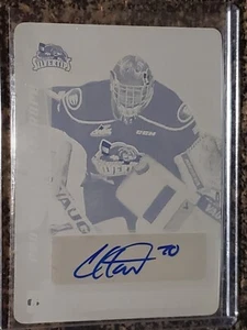 2016-17 Heroes & Prospects CARTER HART YELLOW Printing Plate! 1/1 #PA-CH1 WOW! - Picture 1 of 2