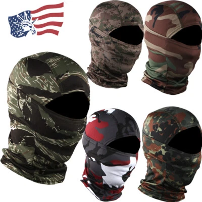 Tactical Balaclava Face Mask UV Protection Ski Sun Hood Cover for Women Men - Image 1 of 4