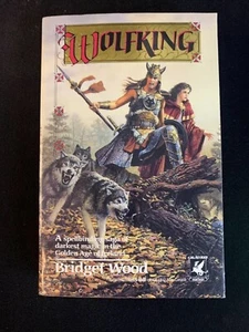 WolfKing By Bridget Wood Fantasy 1991 Trade Paperback Bridget Wood - Picture 1 of 11