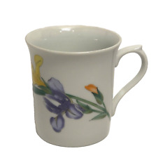 Orchid Coffee Mug, Jardin Des Frais by Shafford, Fine Bone China, Japan, Vintage