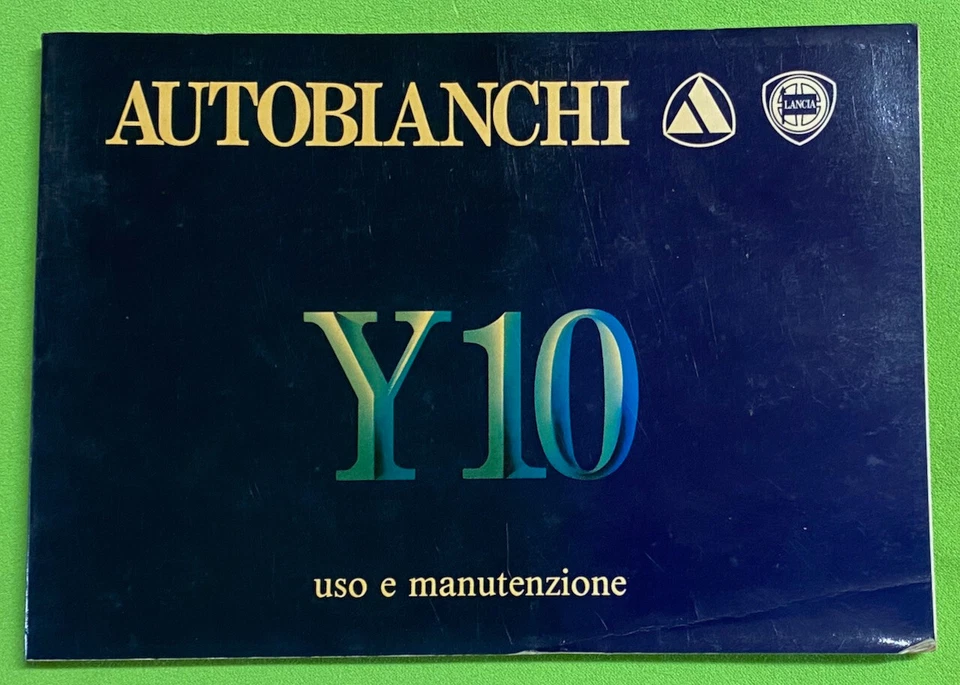 AUTOBIANCHI Y10  Anno 1985 Libretto Uso e Manutenzione ORIGINALE - Immagine 1 di 1
