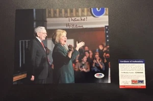 Hillary Clinton Signed Photo And Warren Buffett PSA Autographed - Picture 1 of 8