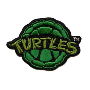 Teenage Mutant Ninja Schildkröten Logo Aufnäher nostalgisch 80er Jahre Cartoon bestickt Eisen O - Bild 1 von 2