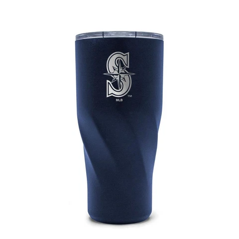 Seattle Mariners 20oz Morgan Stainless Steel Tumbler [NEW] MLB Cup Travel Mug Cover
