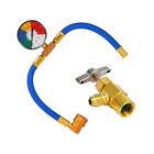 Air Conditioning Charge Hose With Gauge Car R134a Recharge Auto Car Tools