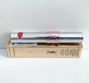 1x YSL Volupte Liquid Colour Lip Balm Lipstick, #8 Excite Me Pink, New in Box - Picture 1 of 6