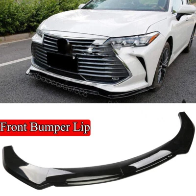 For Toyota Avalon 2015-22 Front Bumper Lip Splitter Spoiler Body Kit Gloss Black Foto 1 de 4