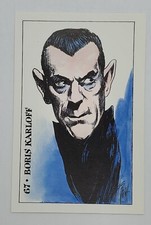 Boris Karloff Trading Card 1971 Once Upon a Time HOLLYWOOD Franco Bruna