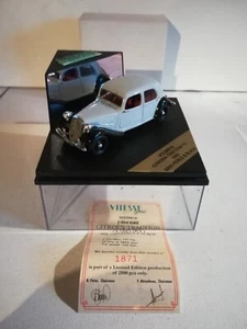 1/43 Citroen traction 7S 1934 Gris Perle Vitesse VCC99014 - Imagen 1 de 11