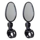 Simple & Effective Rearview Mirrors for Bike & Motorcycle Handlebars - Set of 2