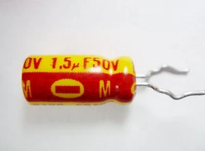 20x 1,5uF 50V 85°C ESR=2,4R Elkos radiale (5x12mm) #15-118/b - Foto 1 di 5