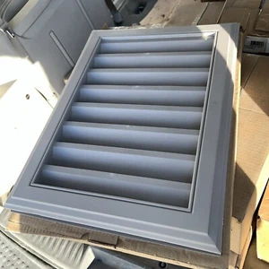 Gable Vent 15” X 20” Gray Item# Z22019 MATERIAL: PVC - Picture 1 of 12