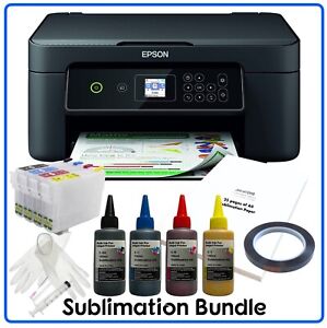Sublimation Bundle: Epson XP-3150 All-in-1 + non-oem Ink, Cartridges & Paper