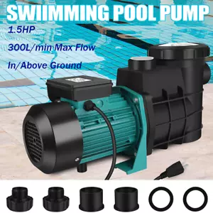 🔥1.5HP Swimming Pool Pump Motor w/Strainer Sand Filter Generic In/Above Ground - Picture 1 of 13