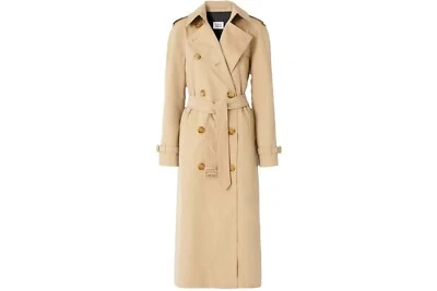 Gabardina Burberry X Minecraft motivo monograma Waterloo color miel Foto 1 de 4