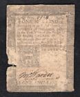 Pa-185 October 25, 1775 1s One Shilling Pennsylvania Colonial Currency Note