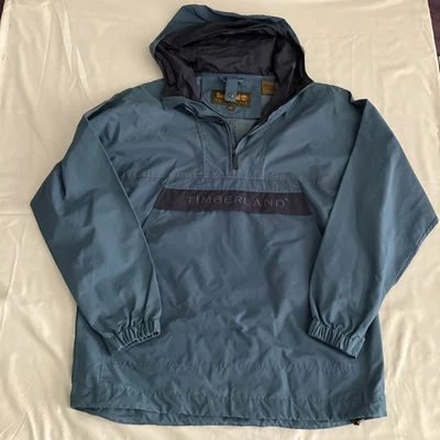 Timberland Weathergear Mens Medium Cotton Nylon Anorak Pullover Windbreaker - Image 1 of 4