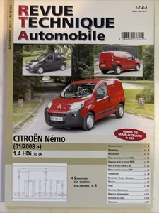 REVUE TECHNIQUE CITROEN NEMO 1.4 HDi 70 Ch DIESEL Fourgon Combi Depuis 01 2008  - Imagen 1 de 12
