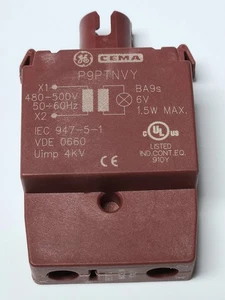 Transformador de luz pulsador iluminado GENERAL ELECTRIC P9PTNVY CEMA 480 VAC - Imagen 1 de 4