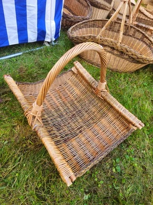 Extra-Large Rustic Wicker Harvest Basket – Handwoven in Lithuania - Image 1 of 4
