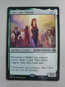 MTG Mary Jane Watson Marvel's Spider-Man Regular Rare - Picture 1 of 1